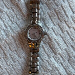 Seiko Silver and Pink mother of pearl Women's Watch